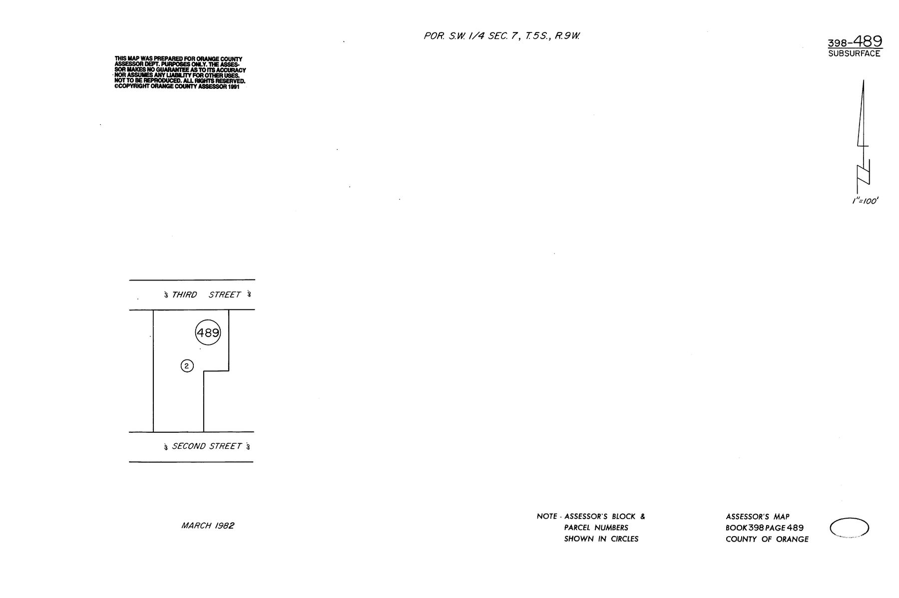 Assessor subsurface map