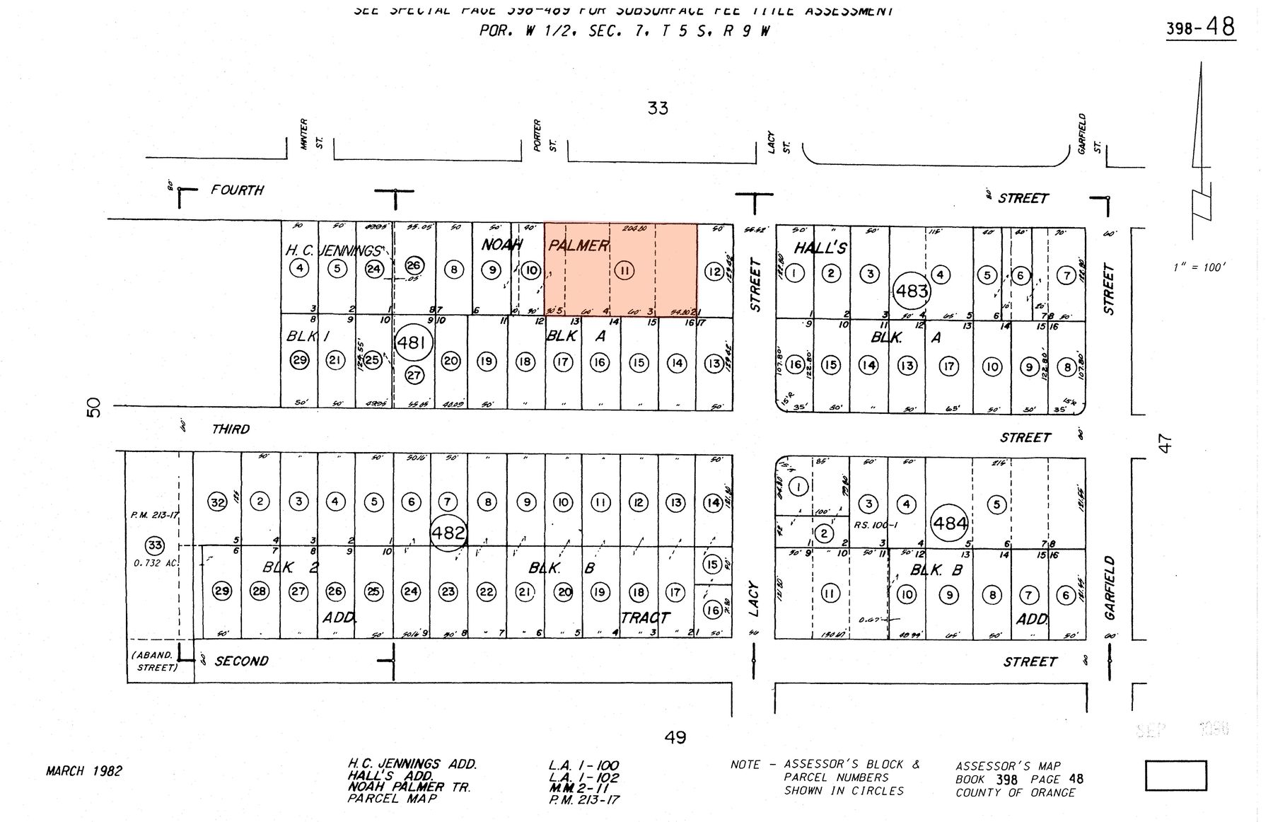 Assessor parcel map